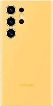 Samsung Silicone etui do Galaxy S24 Ultra żółty