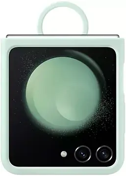 Samsung Silicone etui with pierścień do Galaxy Z Flip 5 Mint