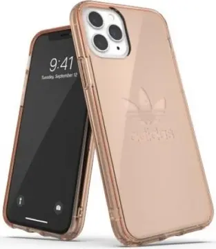 adidas Protective Clear etui Big logo do Apple iPhone 11 Pro złoty róż