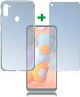 4smarts 360° Protection zestaw do Samsung Galaxy A11 przeźroczysty
