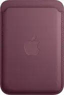 Apple iPhone Feingewebe Wallet z MagSafe Mulberry
