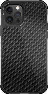 Black Rock wytrzymały etui Real carbon do Apple iPhone 12/12 Pro czarny