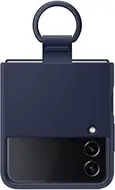 Samsung Silicone Cover with pierścień do Galaxy Z Flip 4 Navy