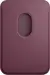 Apple iPhone Feingewebe Wallet z MagSafe Mulberry