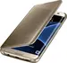 Samsung Clear View Cover do Galaxy S7 Edge złoty