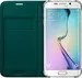 Samsung Flip Wallet tkanina do Galaxy S6 Edge zielony