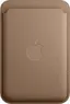 Apple iPhone Feingewebe Wallet z MagSafe Taupe