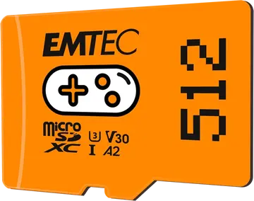 Emtec GAMING R100/W50 microSDXC 256GB, UHS-I U3, A2, Class 10