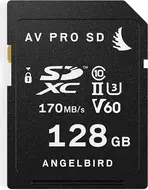 Angelbird AV PRO SD V60 R170/W105 SDXC 128GB, UHS-II U3, Class 10