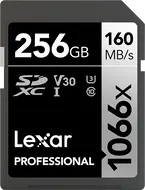 Lexar Professional 1066x Silver Series R160/W120 SDXC 256GB, UHS-I U3, Class 10