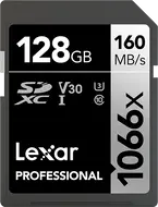 Lexar Professional 1066x Silver Series R160/W120 SDXC 128GB, UHS-I U3, Class 10