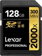 Lexar Professional 2000x R300/W260 SDXC 128GB Kit, UHS-II U3, Class 10