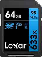 Lexar Professional 633x R95 SDXC 64GB, UHS-I U3, Class 10