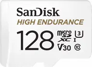 SanDisk High Endurance R100/W40 microSDXC 128GB Kit, UHS-I U3, Class 10