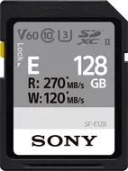 Sony SF-E Series R270/W120 SDXC 128GB, UHS-II U3, Class 10