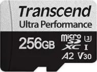 Transcend 340S R160/W125 microSDXC 256GB Kit, UHS-I U3, A2, Class 10