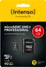 Intenso Professional R90 microSDXC 64GB Kit, UHS-I U1, Class 10