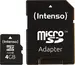 Intenso R20/W12 microSDHC 4GB Kit, Class 10