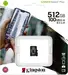 Kingston Canvas Select Plus R100/W85 microSDXC 512GB, UHS-I U3, A1, Class 10