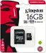 Kingston Canvas Select R80 microSDHC 16GB Kit, UHS-I U1, Class 10