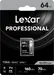 Lexar Professional 1066x Silver Series R160/W70 SDXC 64GB, UHS-I U3, Class 10