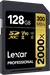 Lexar Professional 2000x Gold Series R300/W260 SDXC 128GB, UHS-II U3, Class 10