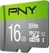 PNY Elite microSDHC 16GB, UHS-I U1, Class 10
