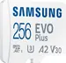 Samsung EVO Plus 2021 R130 microSDXC 256GB Kit, UHS-I U3, A2, Class 10