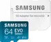 Samsung EVO Select R130 microSDXC 64GB Kit, UHS-I U1, A1, Class 10