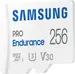 Samsung PRO Endurance R100/W40 microSDXC 256GB Kit, UHS-I U3, Class 10