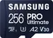 Samsung PRO Ultimate R200/W130 microSDXC 256GB USB-Kit, UHS-I U3, A2, Class 10