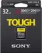 Sony SF-G Tough Series R300/W299 SDHC 32GB, UHS-II U3, Class 10