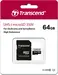 Transcend High Endurance 350V R95/W45 microSDXC 64GB Kit, UHS-I U1, Class 10