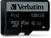 Verbatim Pro U3 R90/W45 microSDXC 128GB Kit, UHS-I U3, Class 10