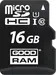 goodram M1AA R100 microSDHC 16GB Kit, UHS-I U1, Class 10