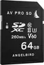 Angelbird AV PRO SD MK2 V60 R260/W140 SDXC 64GB, UHS-II U3, Class 10