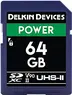 Delkin Power 2000X R300/W250 SDXC 64GB, UHS-II U3, Class 10