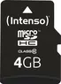Intenso R20/W12 microSDHC 4GB Kit, Class 10