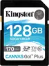 Kingston Canvas Go! Plus R170/W90 SDXC 128GB, UHS-I U3, Class 10