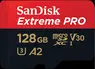 SanDisk Extreme PRO R200/W90 microSDXC 128GB Kit, UHS-I U3, A2, Class 10