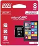 goodram M1AA microSDHC 8GB Kit, UHS-I, Class 10