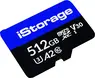 iStorage microSDXC 512GB, UHS-I U3, A2, Class 10, 3er-Pack