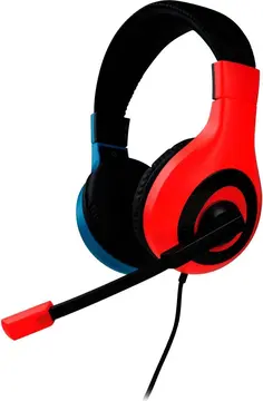 BigBen stereo Gaming Headset V1 do switch czerwony/niebieski