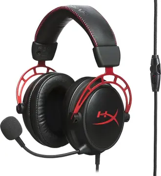 HP HyperX Cloud Alpha czarny/czerwony
