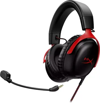 HP HyperX Cloud III czarny/czerwony