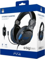BigBen stereo Gaming Headset V3 do PS4 czarny/niebieski